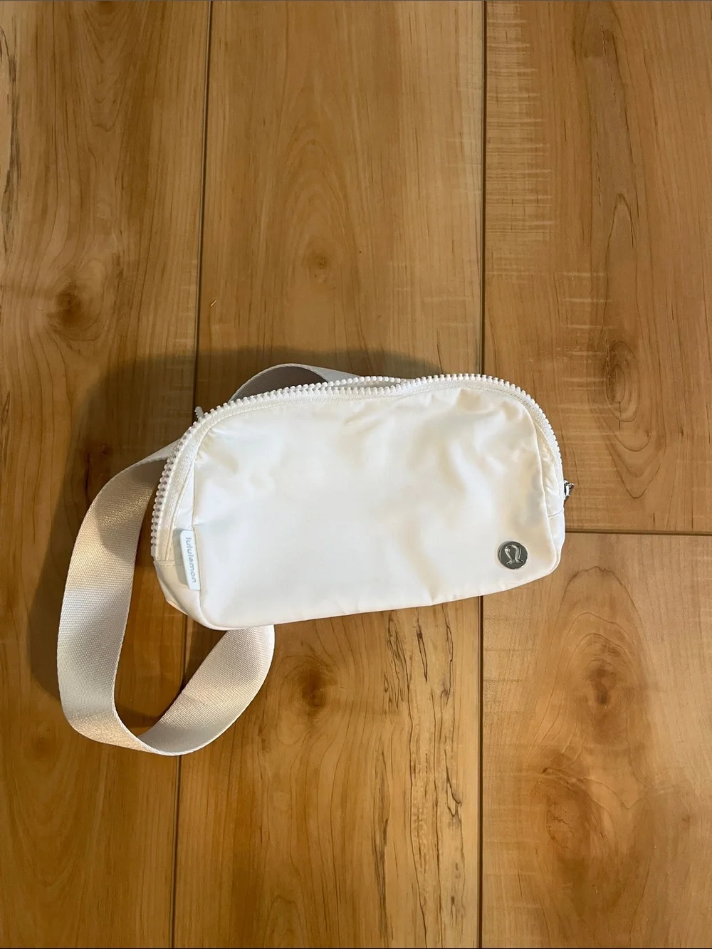 lululemon athletica White Crossbody Pouch with Wide Strap